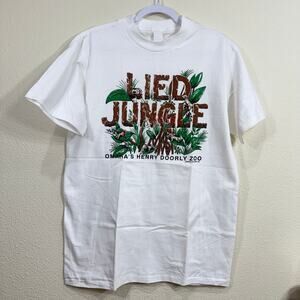 Vintage 80s 90s Lied Jungle Frogs Omaha Henry Doorly Zoo T-Shirt Single Stitch L